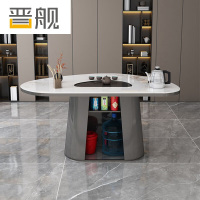 晋舰岩板茶桌椅组合现代家用阳台简约茶桌办公室泡茶桌1.2桌