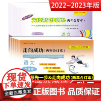 2022-2023年版上海中考一模卷领先一步二模卷走向成功两年合订本 语文数学英语物理化学历史道德与法治 含答案 初中期