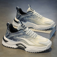 学生休闲跑步运动鞋20264春季新款潮流透气男鞋青少年厚底老爹鞋