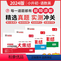 语+数+英 [套装3本-全国通用] 小学升初中 [正版]备考2024新版一本小升初考卷大集结小学毕业升学总复习试卷语文数
