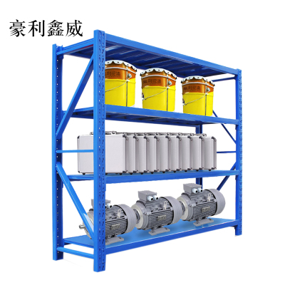 豪利鑫威承重300kg货架置物架钢制货架长120宽60高200CM