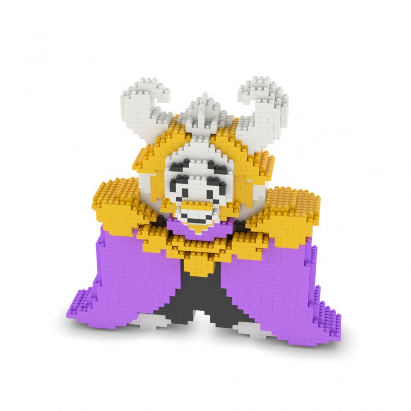 2020掌柜推荐传说之下sans玩偶周边拼搭拼装积木玩具同人手办 羊爸 l