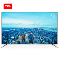 TCL 官方旗舰 75V2 (75英寸)吋 4K全面屏金属超薄高清34核人工智能语音网络wifi液晶平板电视