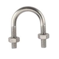 伟鹏双兴 304不锈钢U型螺丝管卡抱箍 M8*76含螺母 套