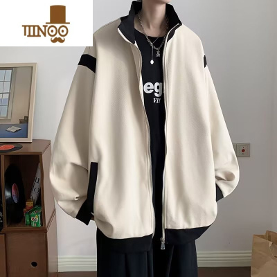 YANXU棒球服男生潮牌ins痞帅撞色夹克港风宽松百搭网红潮流外套