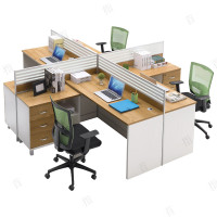 首指(SZ)办公职员桌 四人位 18L2012