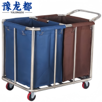豫龙都布草车 不锈钢个