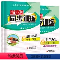 历史+道法 九年级/初中三年级 [正版]初中九年级下册世界历史+道德与法治套装新课堂同步训练同步课堂