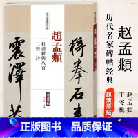 [正版]0减40赵孟頫杜甫秋兴八首二赞二诗历代名家碑帖经典超清原帖简体旁注行书毛笔基础实战临摹练习字帖从入门到精通中国
