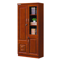 臻远ZY051429木质文件柜油漆贴木皮资料柜书柜 二门