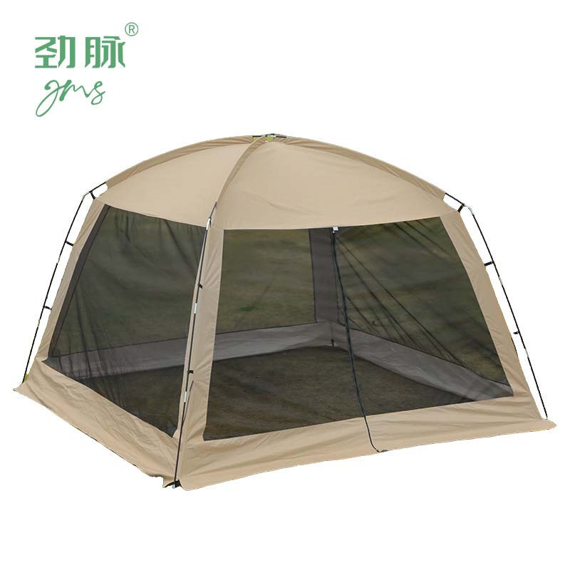 劲脉 户外网纱帐篷 4片遮阳布+3.2*3.2*2.4M 顶
