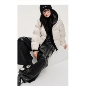 年新款流行气质宽松连帽冬时尚棉服外套短款保暖百搭面包棉服