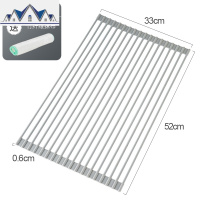 厨房水上方置物架放碗筷沥水架滤水架可折叠洗碗池碗碟收纳架子 三维工匠