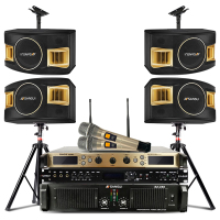 山水(SANSUI) 两对SP2-11套装家庭影院家用客厅会议室专业效果器组合音箱电视KTV音响