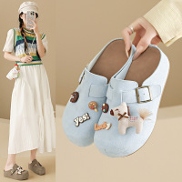 2026春季新款勃肯鞋ins韩版女学生懒人一脚蹬半托休闲鞋街拍