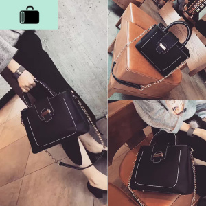 包包女2019新款潮韩版百搭女士手提大包ins超火链条单肩斜挎包NEW LAKE女士单肩包