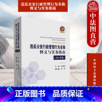 [正版]中法图 违反公安行政管理行为名称释义与实务指南2021年版 孙茂利 民主法制 公安民警办理行政案件行为认定违法