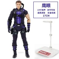 正版漫威复仇者联盟3鹰眼手办内含支架