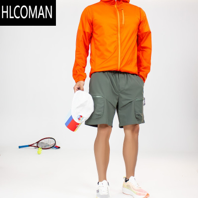 HLCOMAN[夏日限定,溯溪短裤]5秒速干!男士凉感户外徒步短裤