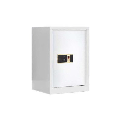 豪利特保密柜财务档案柜文件柜办公室资料储物柜保险柜单门白色--指纹密码锁