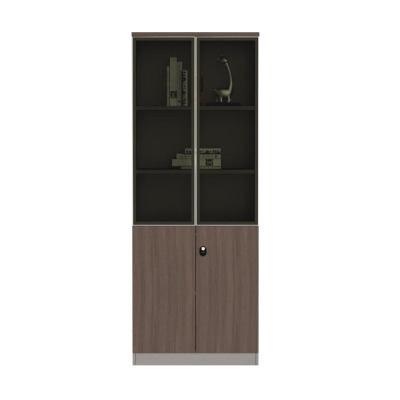 甘柔美文件柜两门书柜资料柜储物柜GRM-25LY-W08组