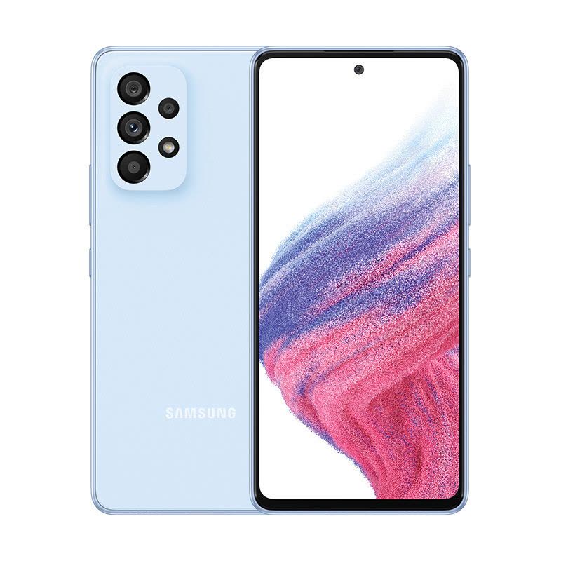 三星 SAMSUNG Galaxy A53 5G手机 8GB+128GB 晴天蓝 120Hz超顺滑全视屏 IP67级防尘防水 6400万超清四摄
