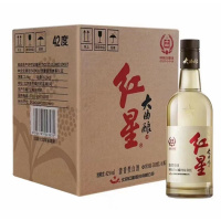 北京红星大曲酿42度500mL清香型纯粮白酒6瓶整箱装
