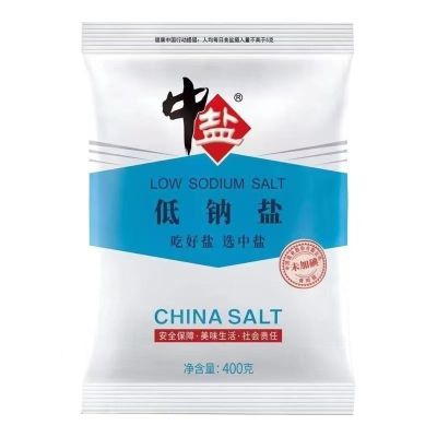 中盐 低钠盐 400克/袋