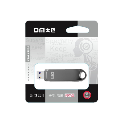 DM大迈 GT530 256G USB3.2 固态移动高速U盘 (计价单位:个) 黑色
