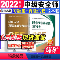 [正版]中级注册安全工程师2022年职业资格考试辅导安全生产专业实务煤矿安全真题详解与考前模拟习题集历年真题押题试卷中
