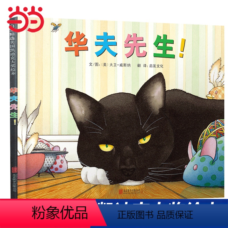 华夫先生 [正版]童书 华夫先生 凯迪克大奖绘本3-6-8-9周岁亲子睡前故事图画书大卫·威斯纳凯迪克大奖作品还有疯狂星