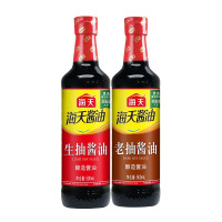 海天生抽酱油500ml酿制酱油凉菜炒菜火锅蘸食调味品