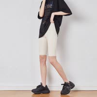 [2.5折价36元]唐狮春夏季新款打底裤女外穿防走光五分中裤薄款紧身骑行裤