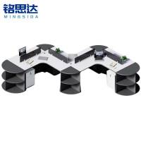 铭思达屏风工位五人位含柜套