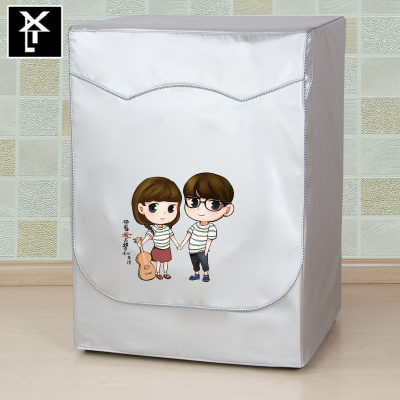 小天鹅全自动变频10公斤滚筒洗衣机罩TD100-1452在一起加厚面料--粘扣款小天鹅TD100-14606WMDG