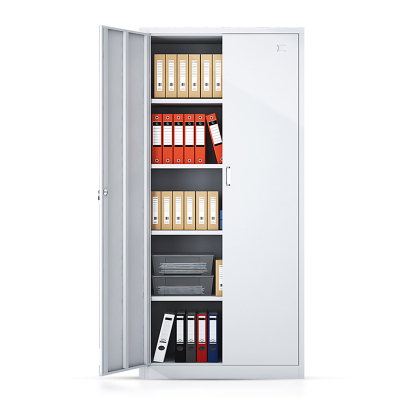 湘渭收纳柜财务档案柜资料柜加厚文件柜办公室带锁铁皮柜凭证柜五层