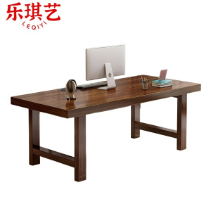 乐琪艺 学习桌 咖啡色 200*70*75cm 张