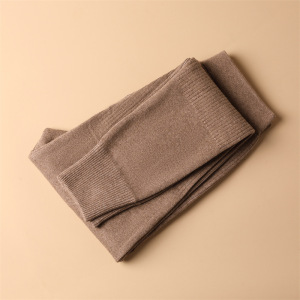 秋冬季含羊毛加厚保暖男女同款羊毛裤高腰中老年保暖裤弹性打底裤