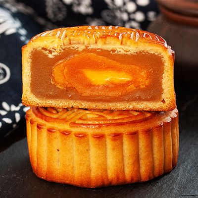 广式莲蓉蛋月饼豆沙五仁小月饼老式多口味一箱零食