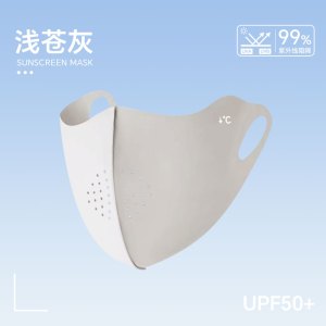 [补贴10%]防晒口罩女透气薄款高颜值防紫外线护眼角全脸夏天冰丝遮阳面罩