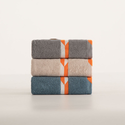 三利橙色缎档面巾 9837 一条装