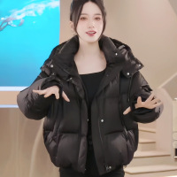 年冬季新款短款时尚宽松保暖休闲棉服女高级感加厚面包服外套