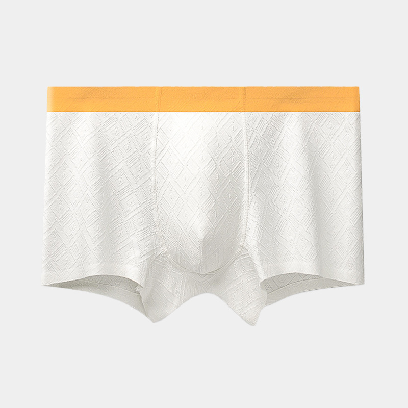 男内裤纯绵a类棉男生内裤四角厂家定制贴牌60S平角裤透气内裤