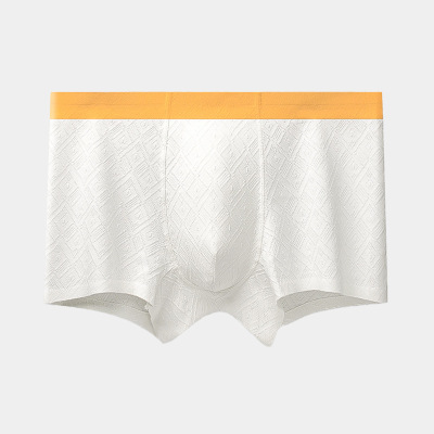 男内裤纯绵a类棉男生内裤四角厂家定制贴牌60S平角裤透气内裤