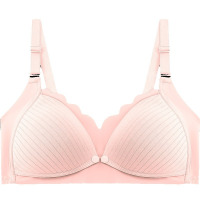 哺乳文胸聚拢月子哺乳产后棉质喂奶内衣胸罩怀孕期哺乳女夏季薄款