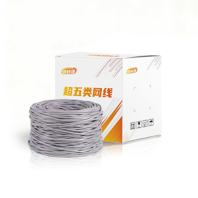 领柯捷 LKJ-WX12 300.00米/箱 0.50mm超五类非屏蔽 网线(计价单位:箱)灰色