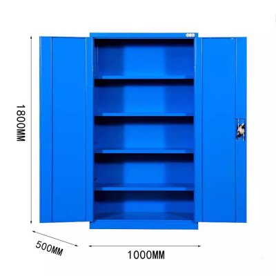 迅迈 [蓝色]通门工具柜 重型工具柜 加厚移动收纳工具车 汽修工厂车间铁皮五金工具柜子推车