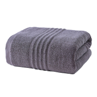 天山柔 80*160cm 600g 32股花裙纯棉 浴巾 (计价单位:条) 棕色