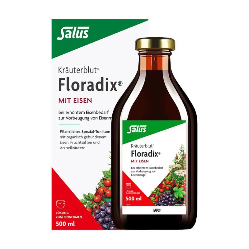 德国莎露斯Floradix红铁元液500ml