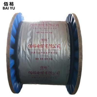 佰裕 铜芯铠装电缆 ZC-YJV22 0.6/1KV 3*70+1*35 米